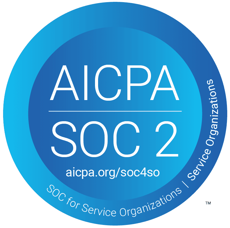 AICPA SOC 2 compliance badge